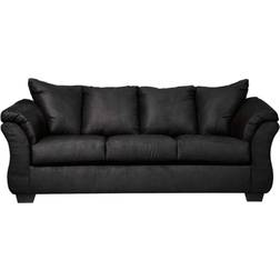Ashley Darcy Black Sofa 89" 3 Seater