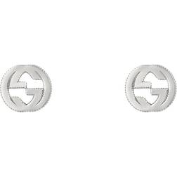Gucci Interlocking Earrings - Silver