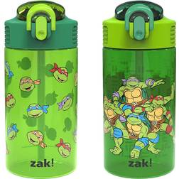 Zak Designs Teenage Mutant Ninja Turtles Kid's Water Bottle 2-pack 16oz