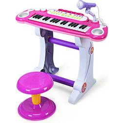 Goplus Kids Electronic 37 Key Keyboard with Microphone