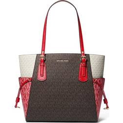 Michael Kors Voyager East/West Tote Bag - Crimson Multi