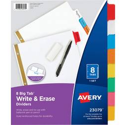 8-Tab Binder Dividers, Write Big