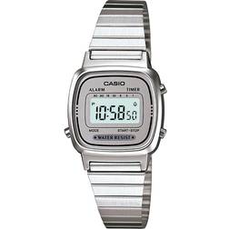 Casio LA670WA-7 Silver Tone Digital Retro