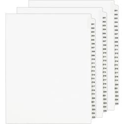 Avery Legal Exhibit Unpunched Dividers 3-pack
