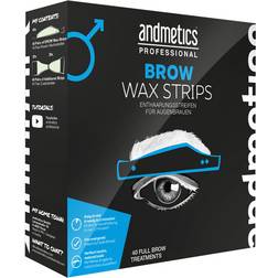 Andmetics Brow Wax Strips 40-pack