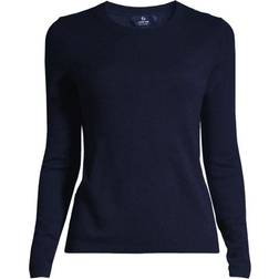 Lands' End Women Plus Cashmere Crewneck Sweater