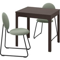 Ikea Ekedalen Brown Tischgruppe 70x120cm 3Stk.