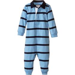 Polo Ralph Lauren Baby Boy's Cotton Rugby Coverall - Light Blue