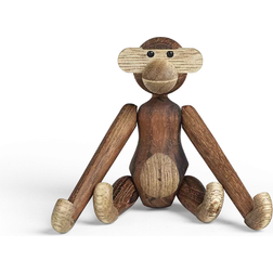 Kay Bojesen Monkey Mini Teak Figurine 3.7"