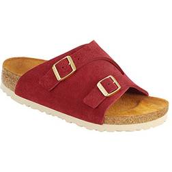 Birkenstock Zürich Suede Leather - Red