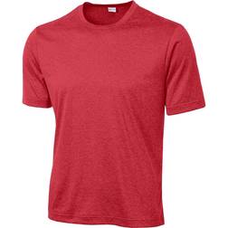 Sport-Tek Youth Heather Contender Tee - Scarlet Heather (YST360)