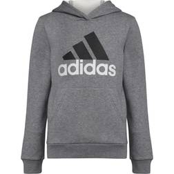 Adidas Boy's Essentials Heather Pullover Hoodie - Charcoal Hth As