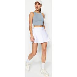 Trendyol Collection Trendyol Collection Shorts Weiß Hoher Bund für Damen