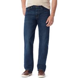 Wrangler Wrangler Herren Klassische 5-Pocket-Relaxed Fit Jeans, Flex Dunkel, 32L