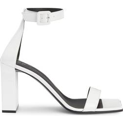 Giuseppe Zanotti Shangay 85mm heeled sandals women Polyurethane/Leather/Leather/Polyester White