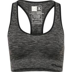 Hummel Cana Seamless Sports Bra Women - Black Melange