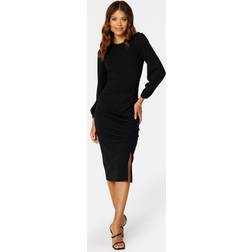 Happy Holly Vicky puff sleeve dress Black 52/54