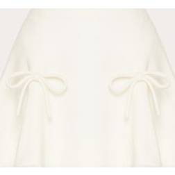 Valentino CREPE COUTURE MINI SKIRT Wo IVORY