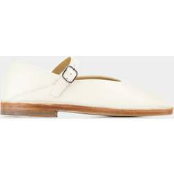 LEMAIRE Ballerinas White Leather white