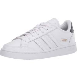 Adidas adidas Women's Grand Court SE Tennis Shoe, White/White/Grey