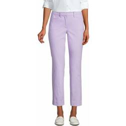 Lands' End Slim Fit 7/8-Chinos CHAMBRAY, Damen, Größe:36 regular, Lila, Baumwoll-Mischung, Lila