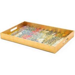 Mackenzie-Childs Mosaic Abstract Lacquer Serving Tray