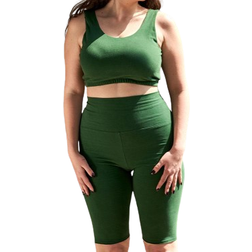 Samarali Yoga Shorts - Green