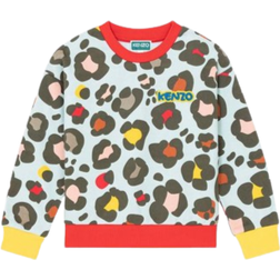 Kenzo Kid's Tokyo Paris Flower Animal Skin Sweatshirt - Cream