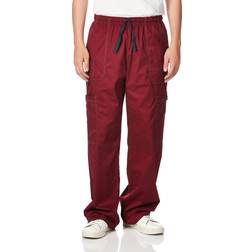 Dickies Men's GenFlex Utility Drawstring Cargo Scrubs Pant - Wine