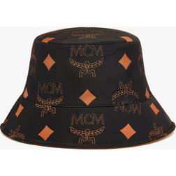 MCM Maxi Monogram Reversible Bucket Hat - Black/Cognac