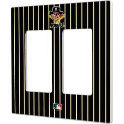 Keyscaper Pittsburgh Pirates Cooperstown Pinstripe Double Rocker Light Switch Plate 1958-66