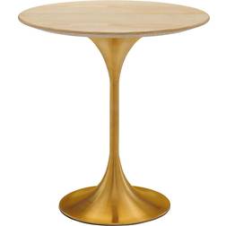 modway Lippa Brown Small Table 20"