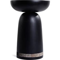 Zanat Nera Black Seating Stool 16.9"