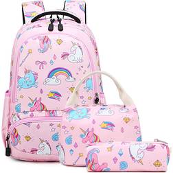 Meisohua Backpack - Pink Unicorn Set