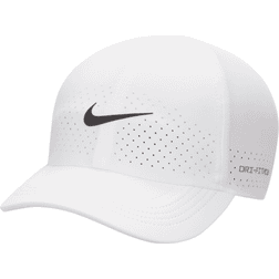 Nike Dri-FIT ADV Club Unstructured Tennis Cap - White/Black