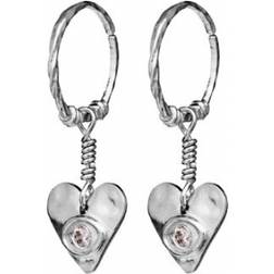 Maanesten Hestia Earrings - Silver/Transparent