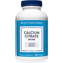 The Vitamin Shoppe Calcium Citrate 300mg 300