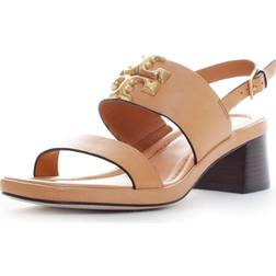 Tory Burch Eleanor Heeled Sandal Brandy