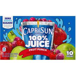 Caprisun 100% Juice Fruit Punch 6fl oz 10