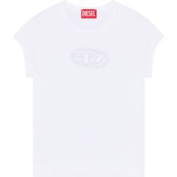 Diesel T-Angie Stretch-Cotton Jersey T-Shirt White