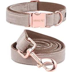 Aring Pet Dog Collar & Leash Set S