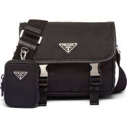 Prada Re Nylon Shoulder Bag - Black