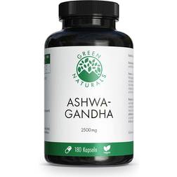 Green Naturals Ashwagandha 2500mg High Dose Vegan 180 Stk.