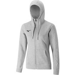 Mizuno Women's Training Sweat FZ Hoodie - Heather Grey