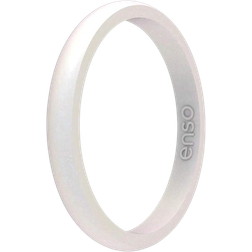 Enso Halo Birthstone Ring - Silver