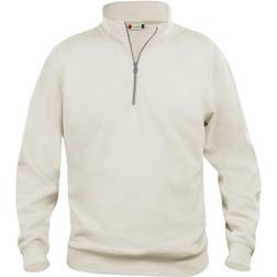 Clique Basic Half Zip Sweatshirt - Light Khaki