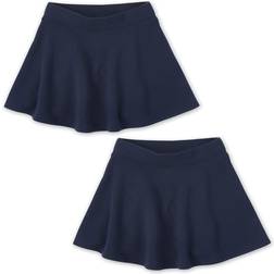 The Children's Place Kid's Uniform French Terry Skort 2-pack - Tidal (3011189-IV)