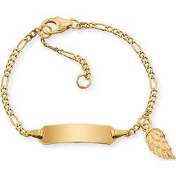 Engelsrufer Angel Whisperer Children ID Wing Bracelet - Gold