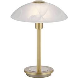 Paul Neuhaus Enova Matt Brass/White Bordlampe 28cm