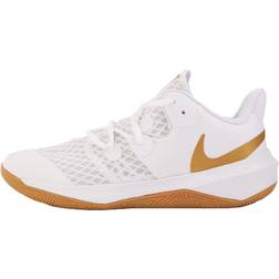 Nike Hyperspeed Court Indoor White/mtlc Gold, Sko, Træningssko, volleyball